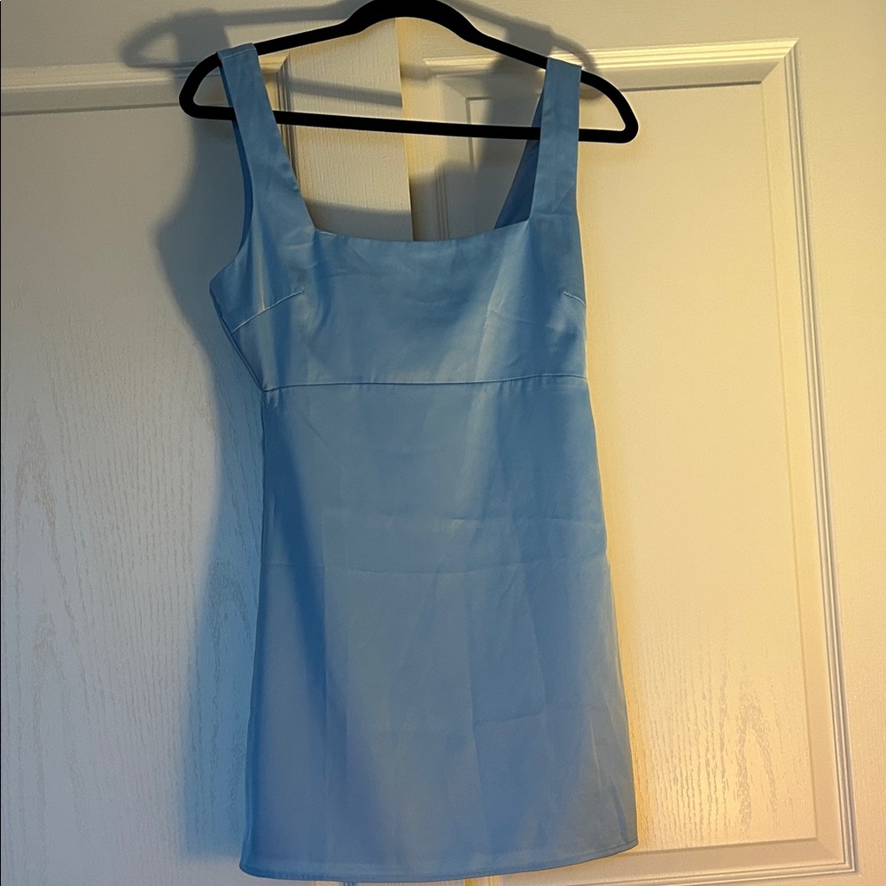 NWT Light Blue Mini Dress
Size Small